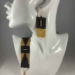 Handmade Bracelet & Earrings